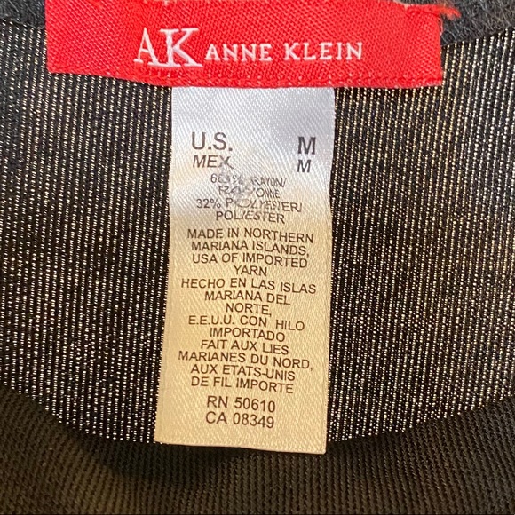 Anne Klein Black sleeveless top - Picture 4 of 6